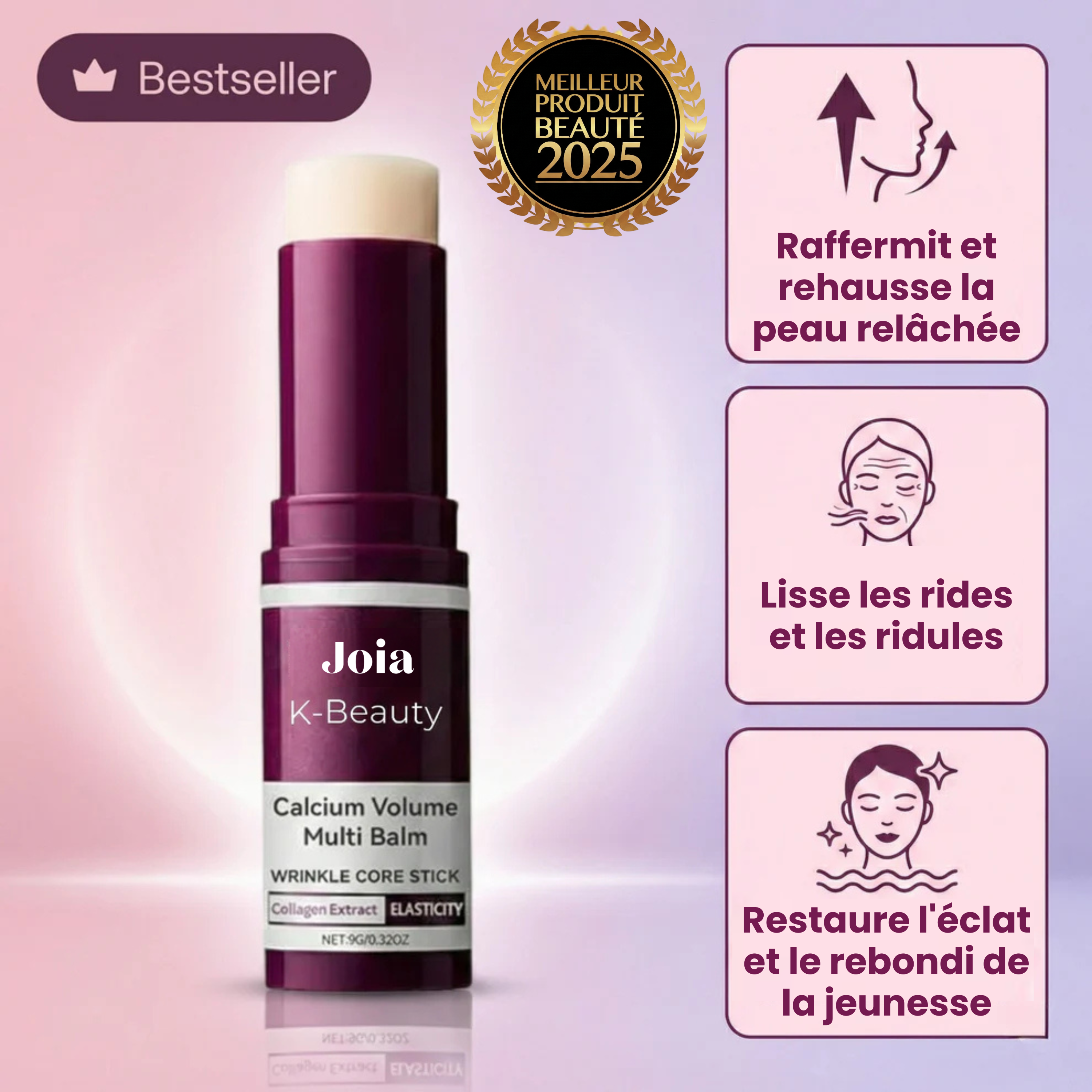 Baume au Calcium | Élu Meilleur Produit Beauté d'Europe
