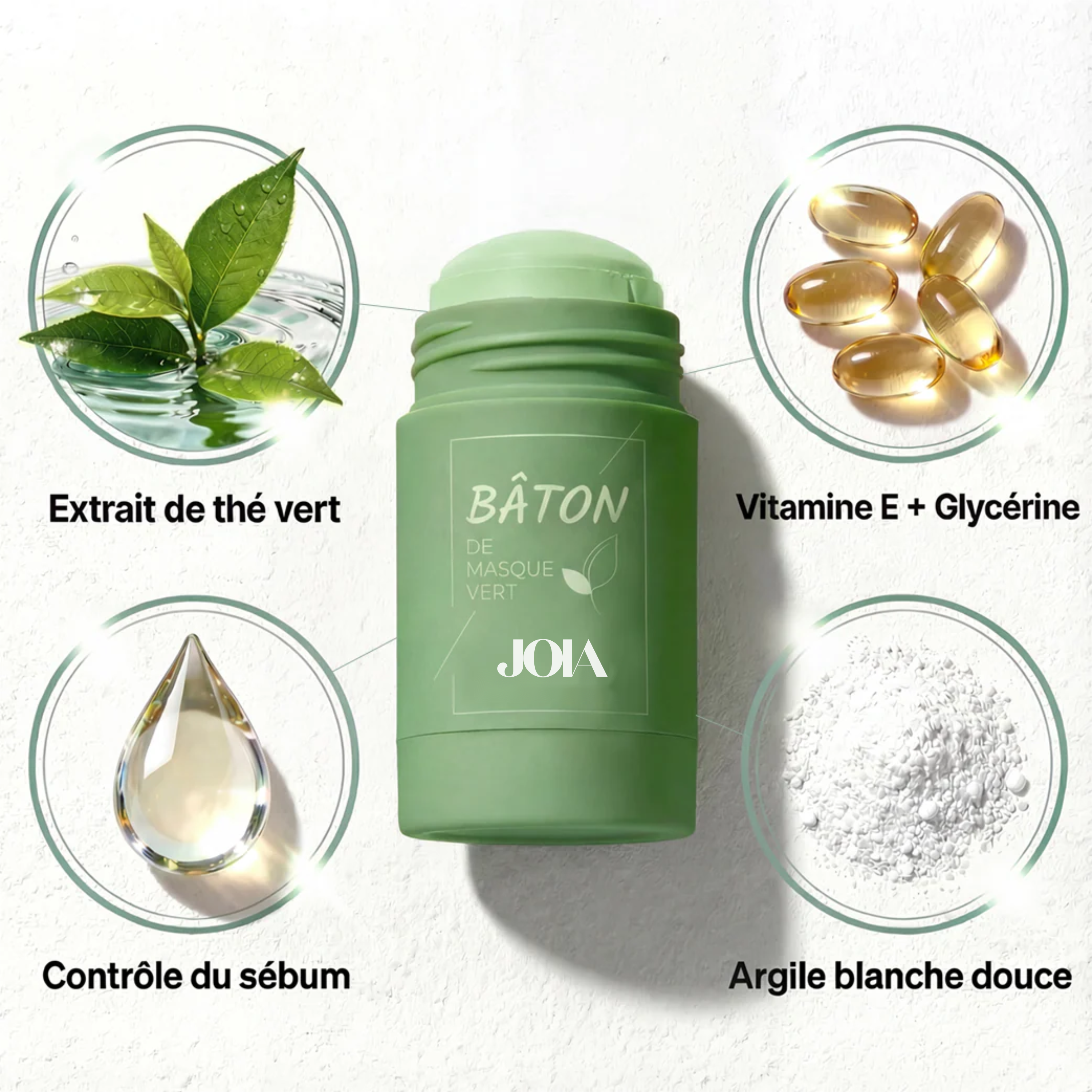 Stick Detox "Peau Nette" au Thé Vert | Élu Meilleur Produit Beauté d'Europe