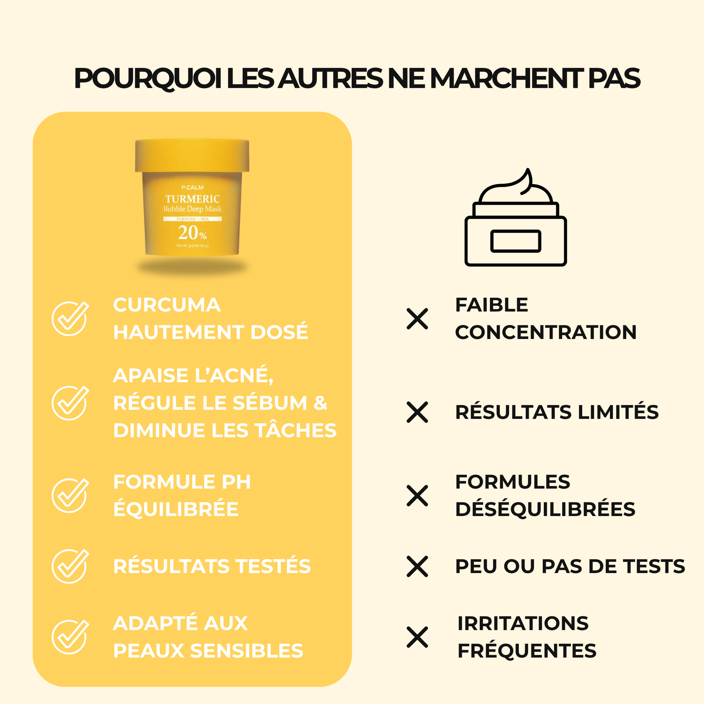 JOIA - Turmeric Bubble masque