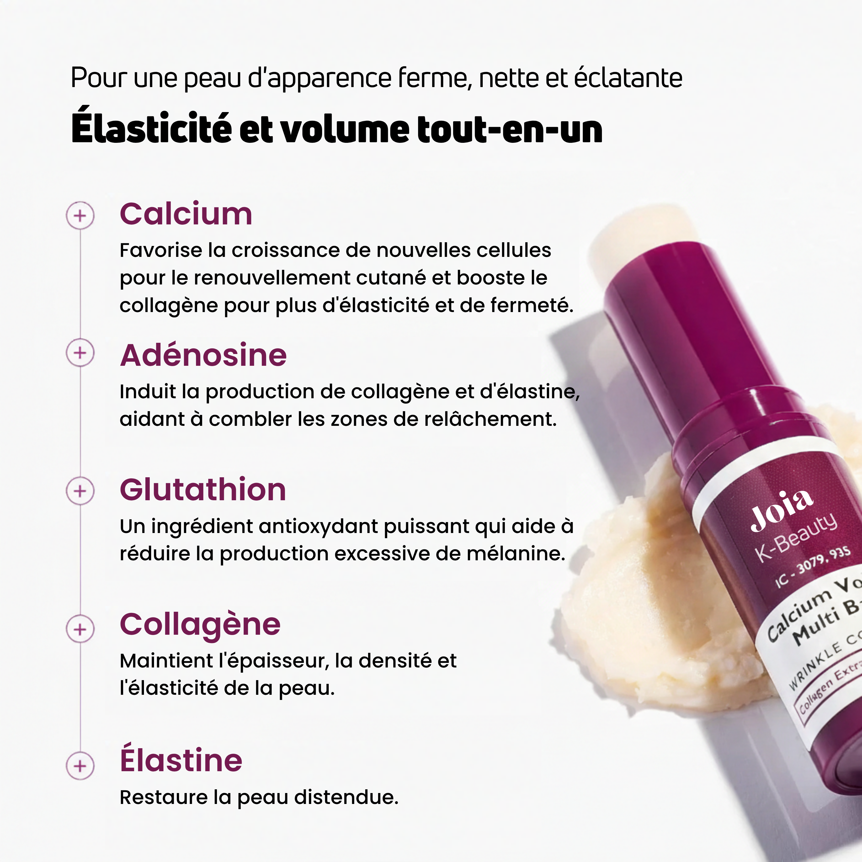 Baume au Calcium | Élu Meilleur Produit Beauté d'Europe