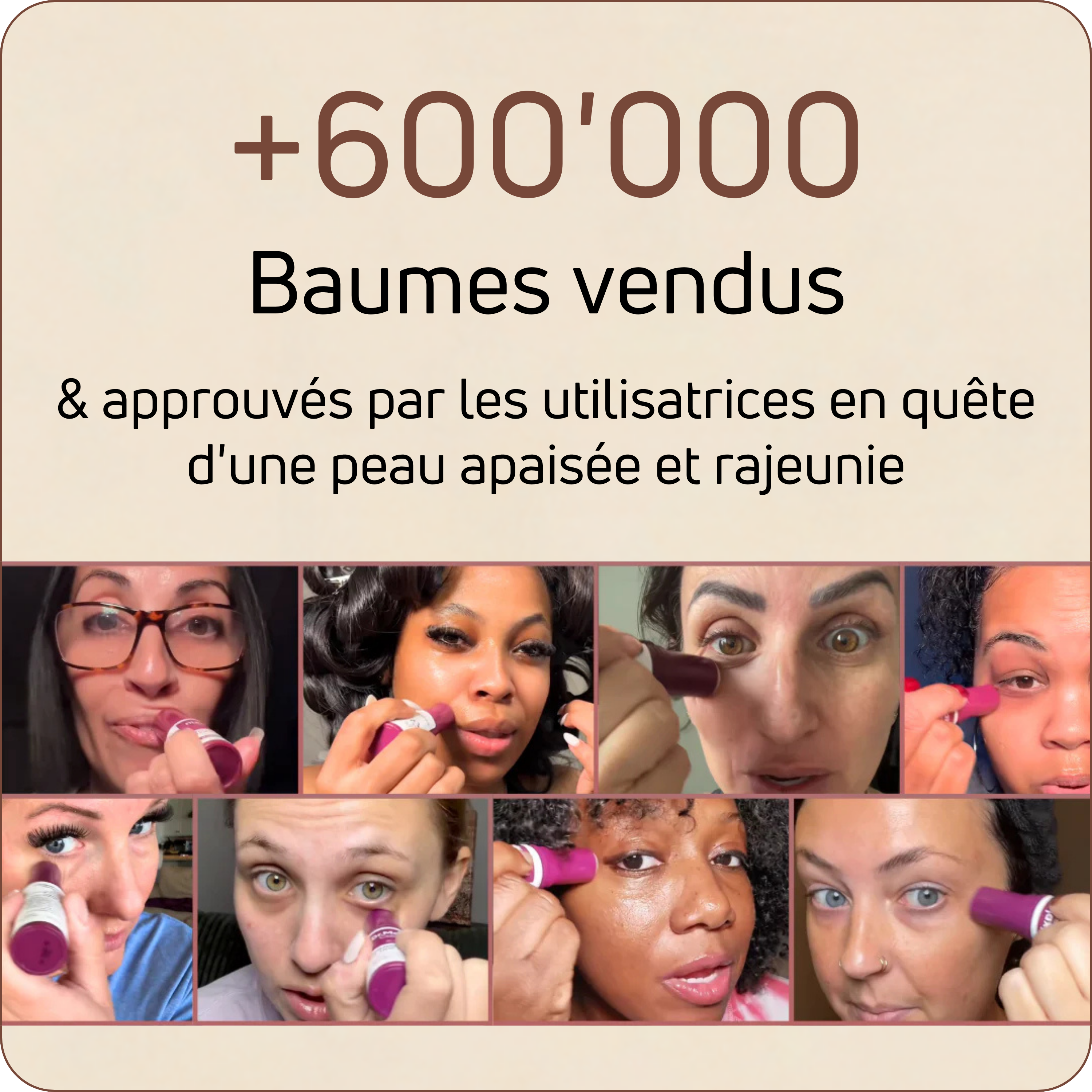 Baume au Calcium | Élu Meilleur Produit Beauté d'Europe