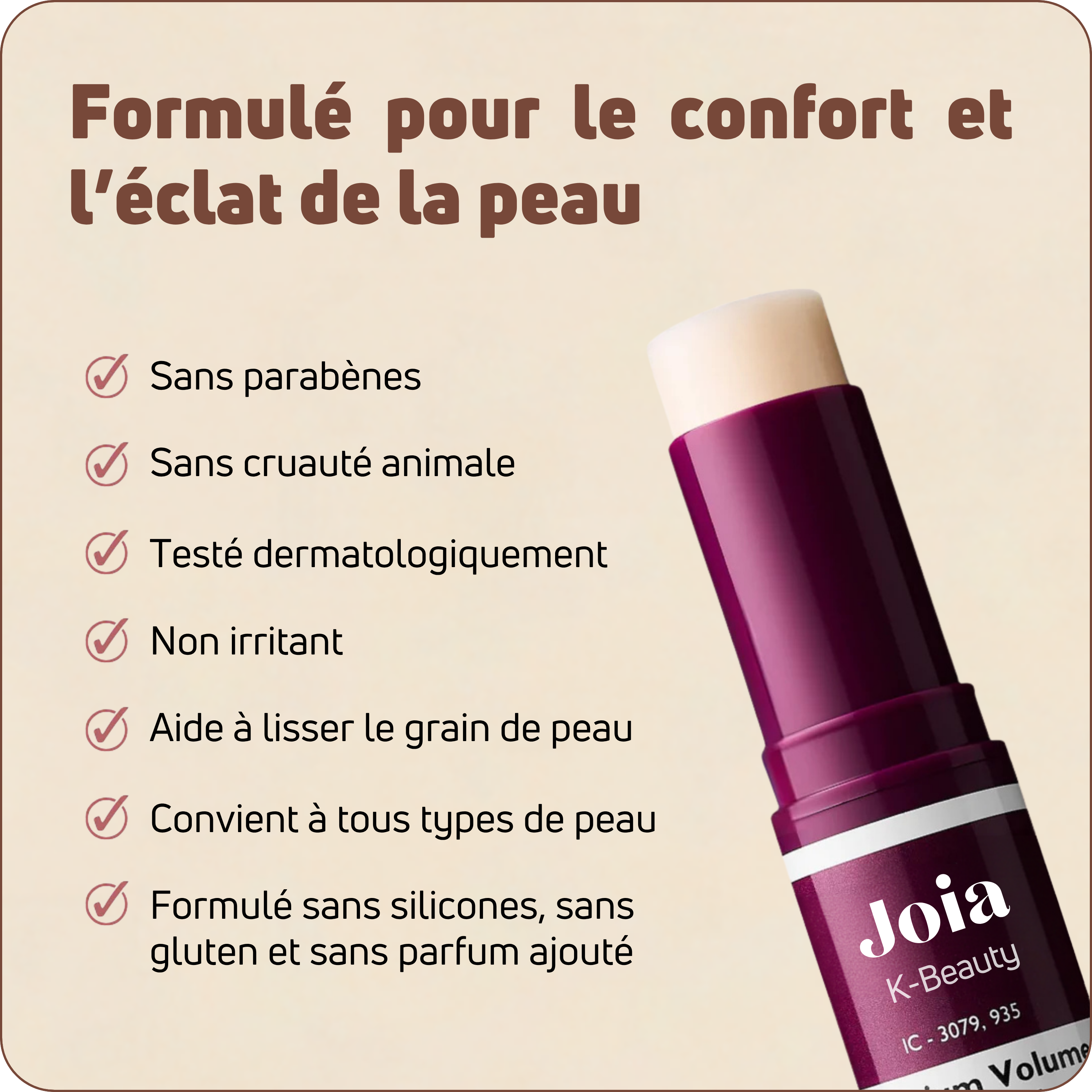 Baume au Calcium | Élu Meilleur Produit Beauté d'Europe