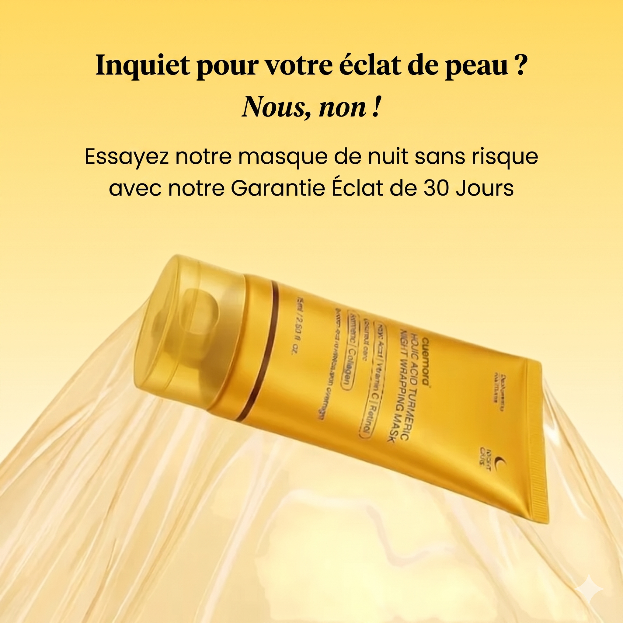 Masque au curcuma et acide kojique | Élu Meilleur Produit Beauté d'Europe